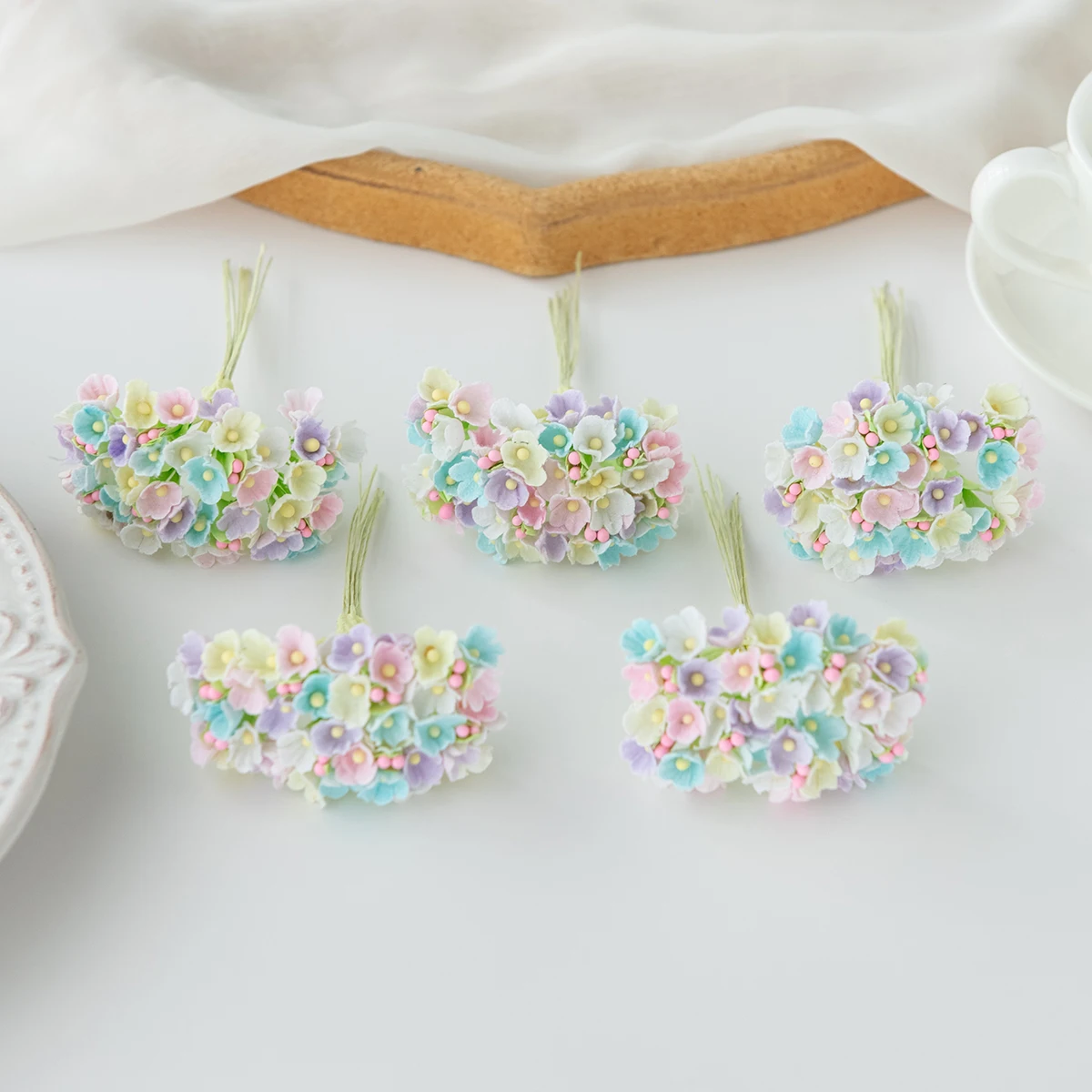 3 шт. Шелковый Искусственный цветок babysbreath горячая Распродажа наружная садовая стена Свадьба Рождество домашнее украшение праздник «сделай сам» Подарочная коробка для конфет