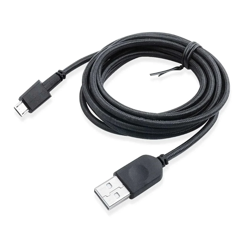 Нейлоновый USB -зарядный кабель Гибкий для мышей AW610M AW310M, обеспечивающих постоянную питание для домашнего офиса или кафе