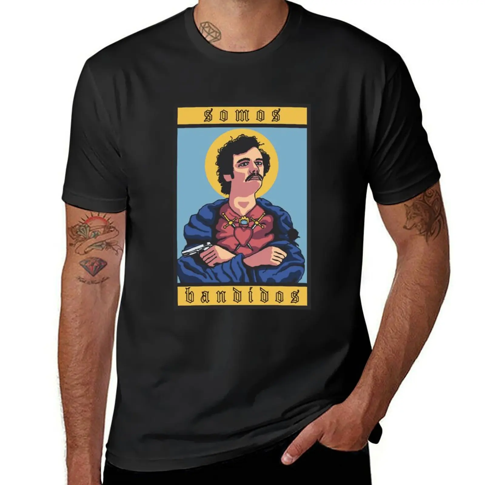 Somos Bandidos Футболка пот Эстетическая одежда Аниме одежда мужская одежда