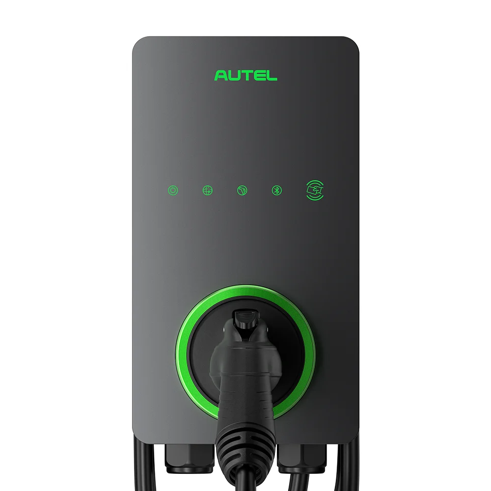 Станция для быстрой зарядки Autel ev IP65 Уровень 2 зарядное устройство для электромобиля 50 А WiFi Bluetooth DLB ev быстрое зарядное устройство