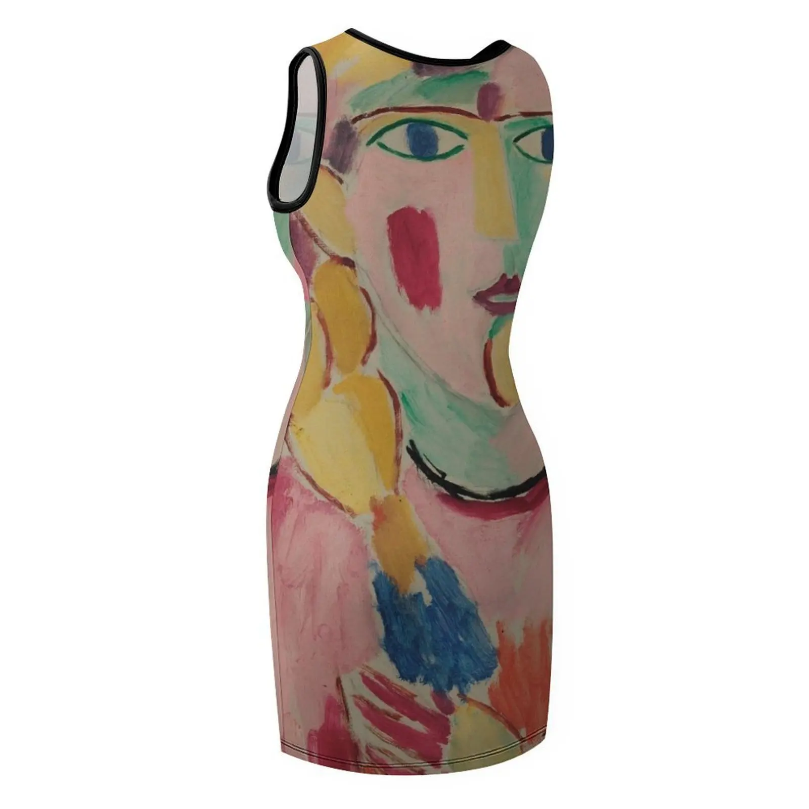 Фото Alexej von Jawlensky Madchen Blauen Augen und Einem Zopf Sleeveless Sundress chic and elegant evening dress women evening dress №5