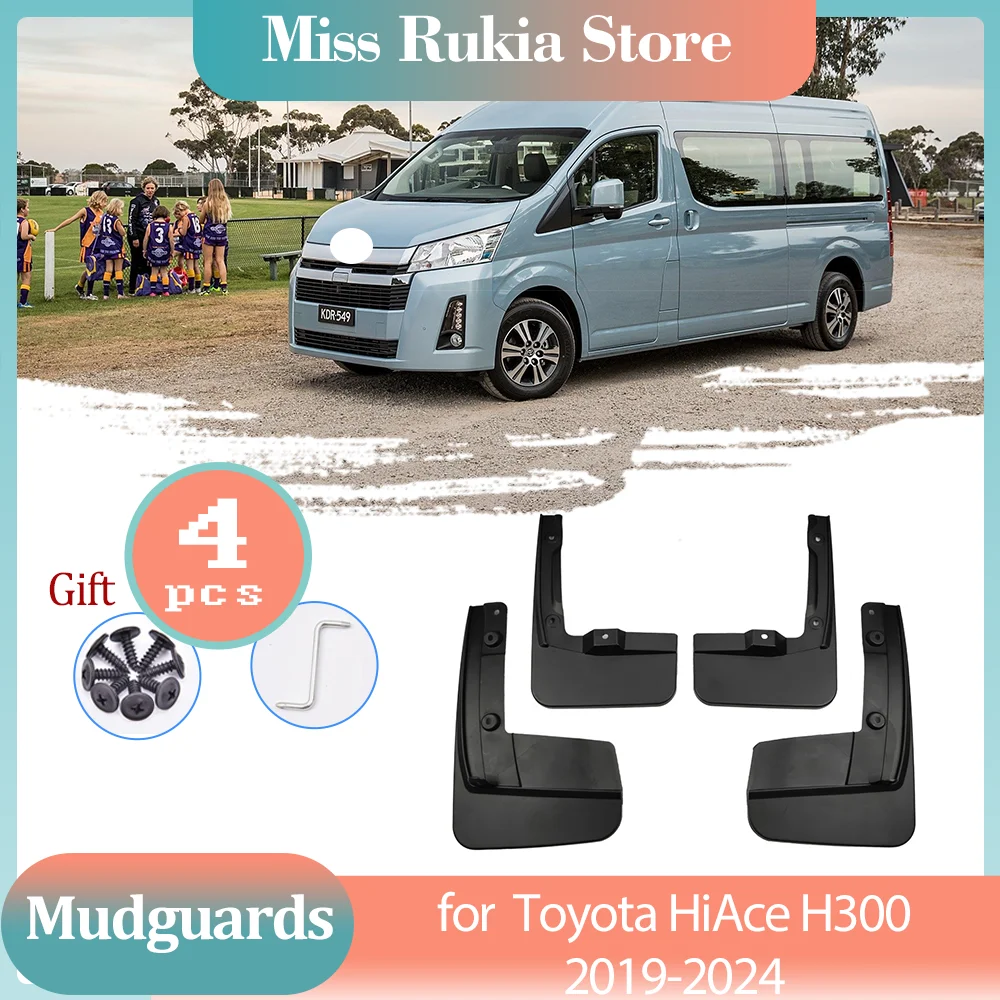 Брызговики для Toyota HiAce Granvia RegiusAce H300 2019 ~ 2024 2020, брызговики, брызговики, аксессуары