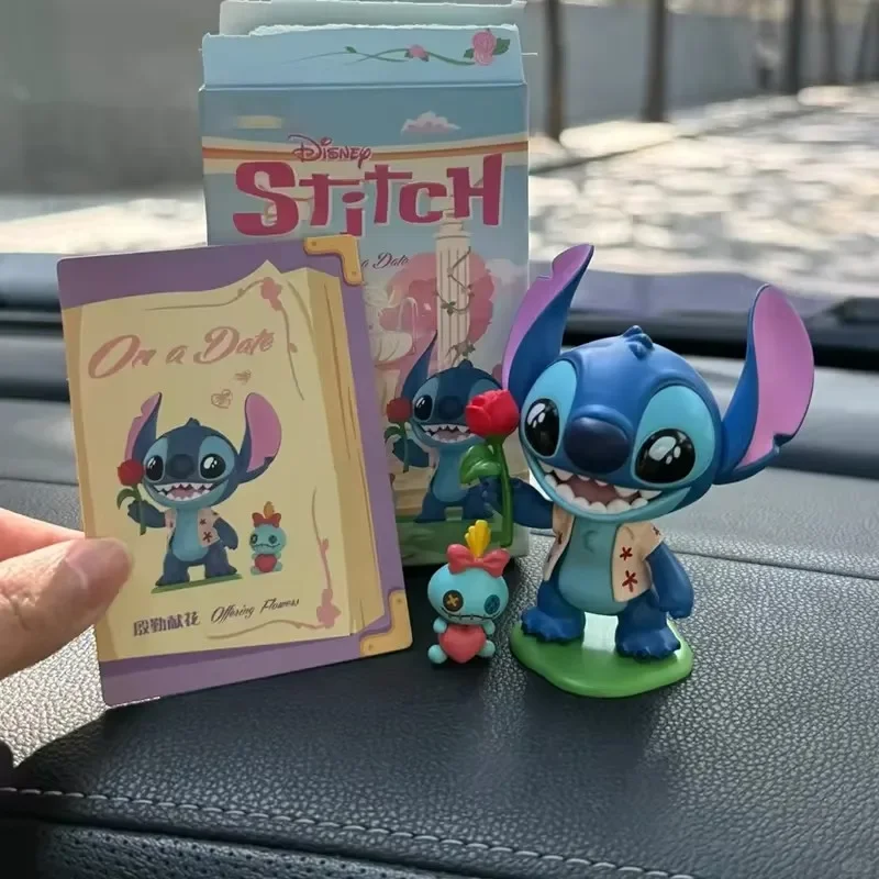 Оригинальная серия Disney Stitch on a Date, таинственная коробка, 1 шт.12 шт., попмарт, потайная коробка, милая игрушка, экшн-фигурка, подарок на день рождения (art.: 3920c8a39b9dd) - 3920c8a39b9dd