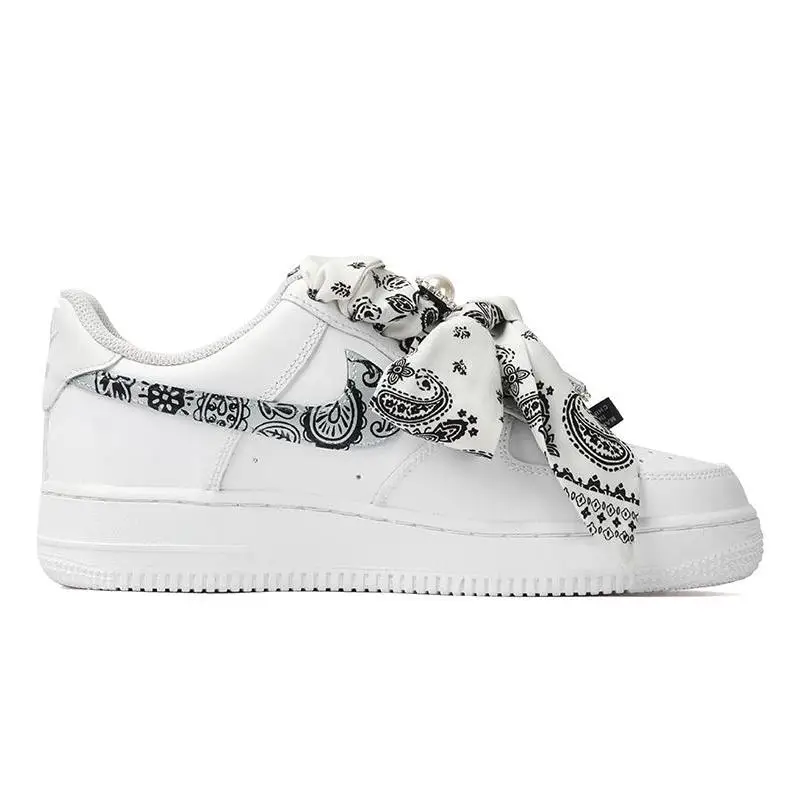 Фото 【Настроить】Nike Air Force 1 Обувь для скейтбординга Женские кроссовки DD8959-100 №3