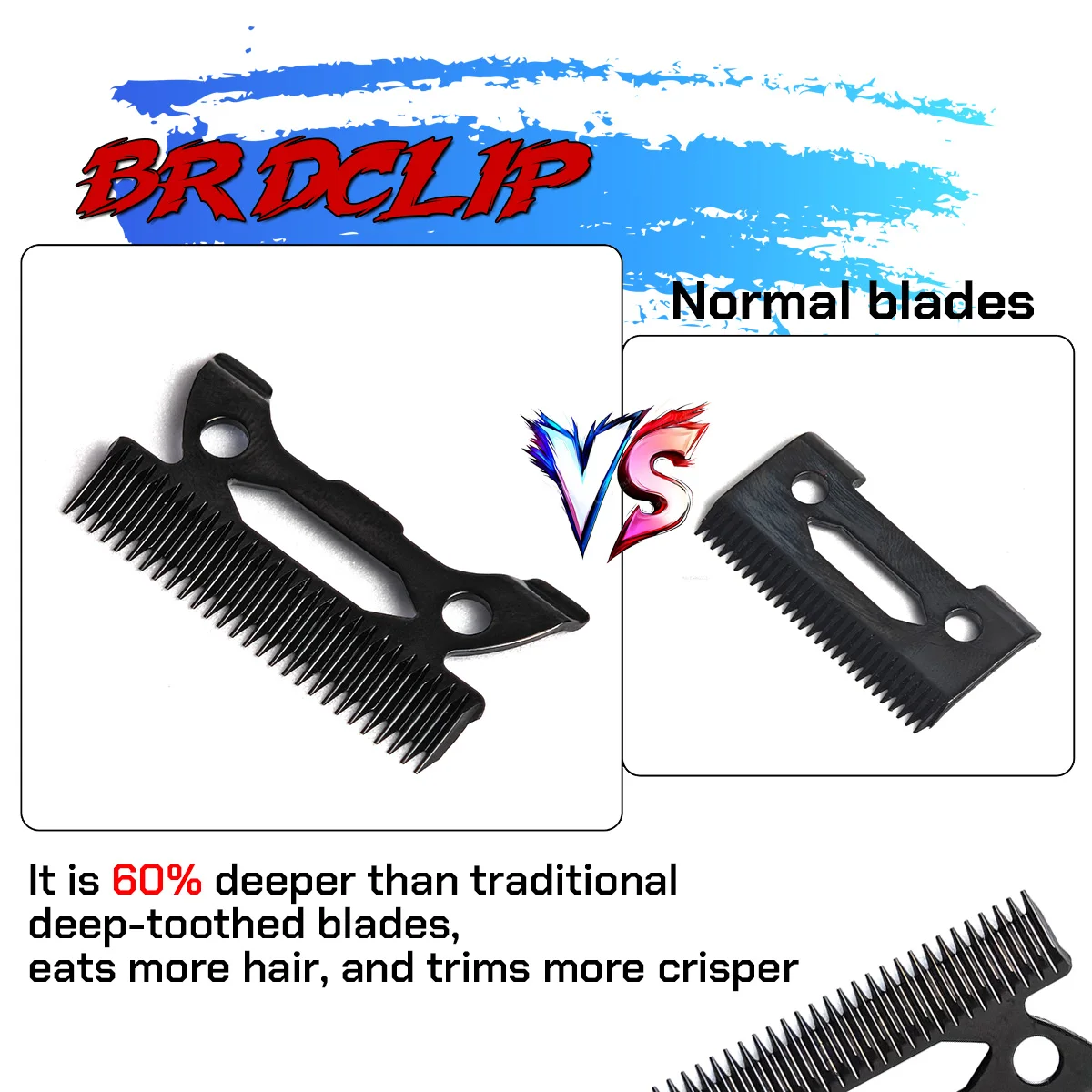 Оригинальное сменное лезвие сердцебиения BRDCLIP для BRD 106 FA1C M3C WMARK X1、2020C、M10、8148、JC06 Mac Профессиональная машинка для стрижки волос
