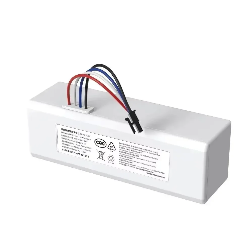 Фото Новый аккумулятор 14,4 В 12800 мАч P1904-4S1P-MM для Xiaomi Mijia 1C STYTJ01ZHM, робот-пылесос, швабра, аксессуары, аккумулятор №3