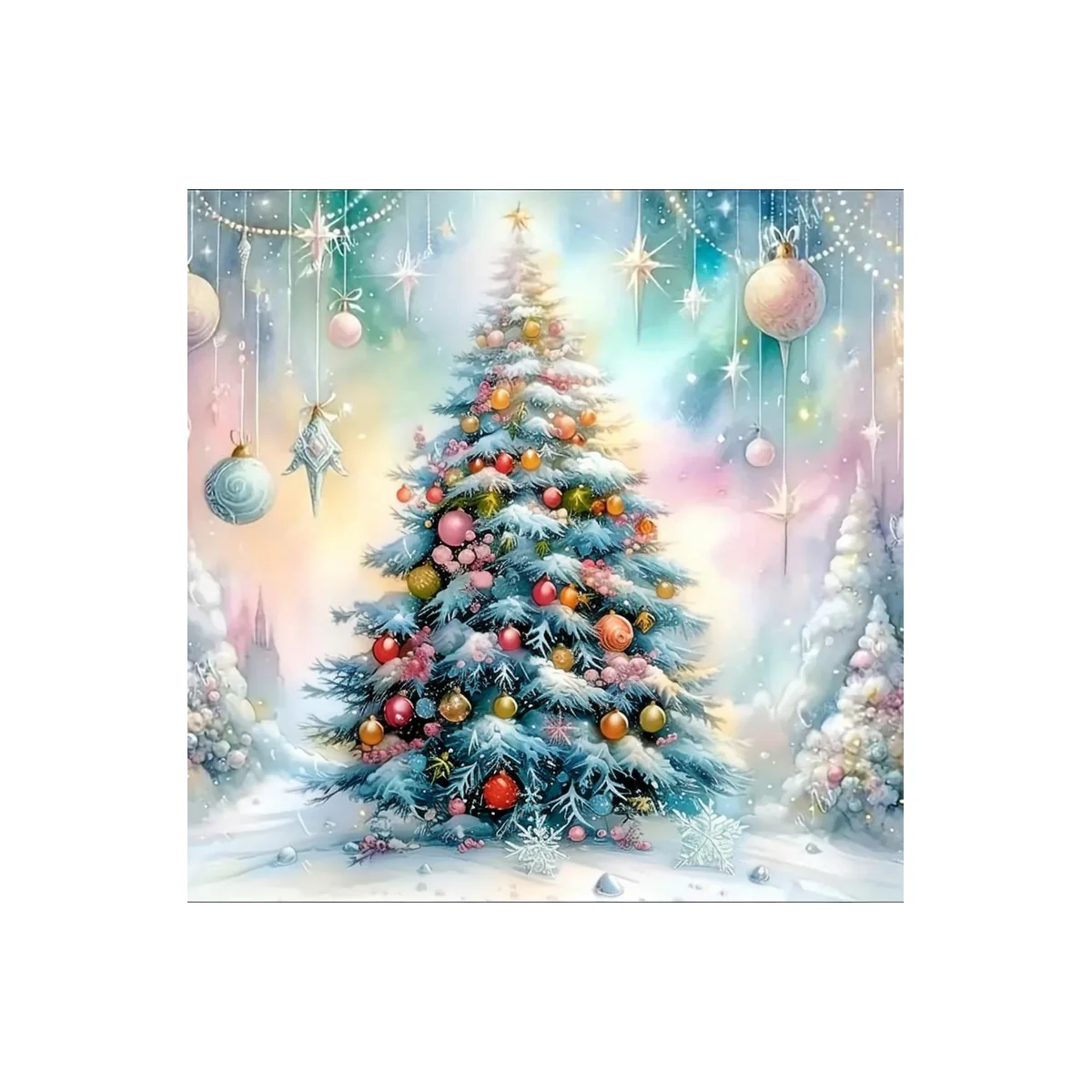 1 шт. 30x30 см-11,8x11,8 дюйма/40x40 см-15,7x15,7 дюйма безрамный 11CT/14CT тканевый набор для вышивки крестиком «сделай сам», Рождество