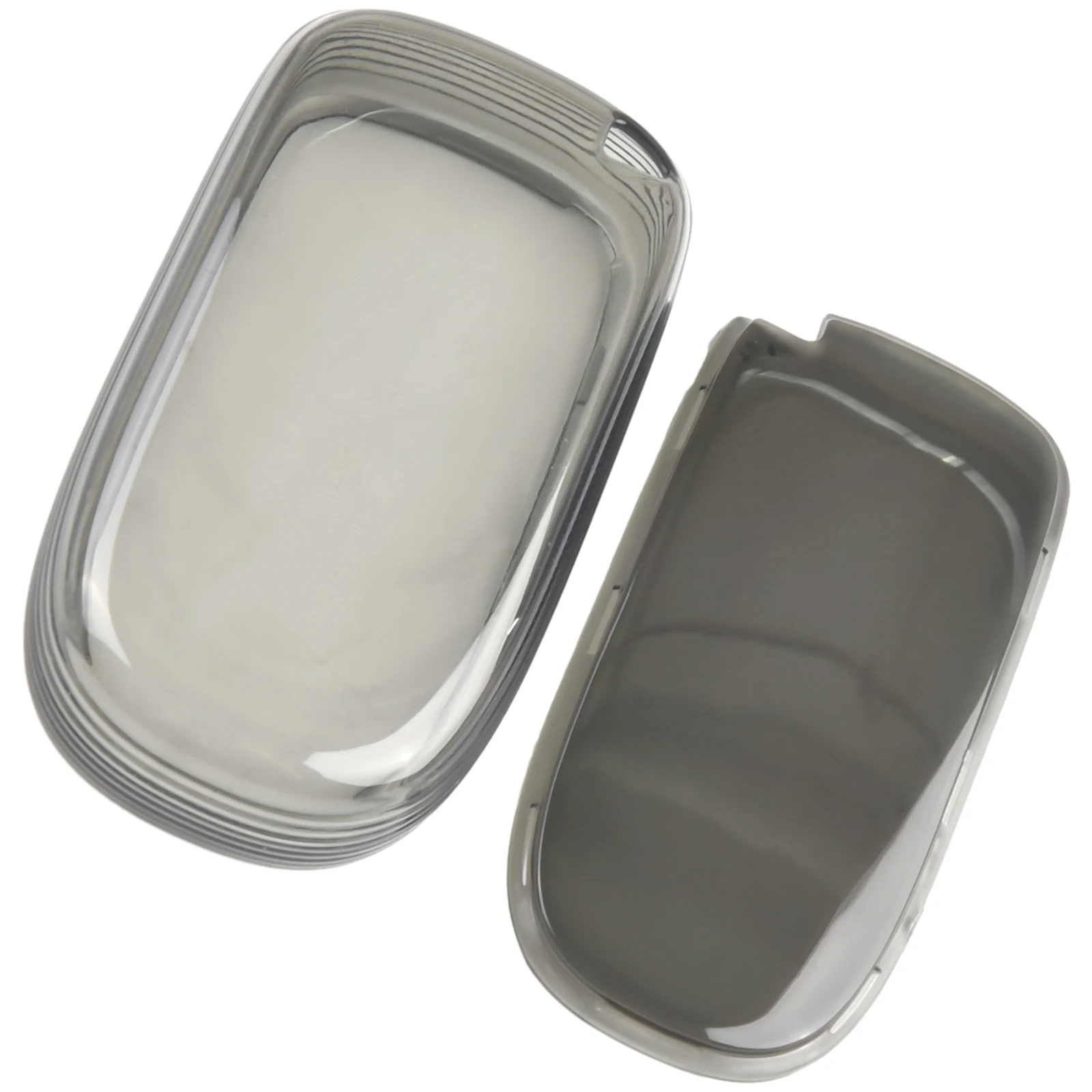 Key Fob Case Cover Black Transparent Key Protector For Jeep For Grand For Cherokee WK2 2014-2021 For Dodge For Charger 2011-23