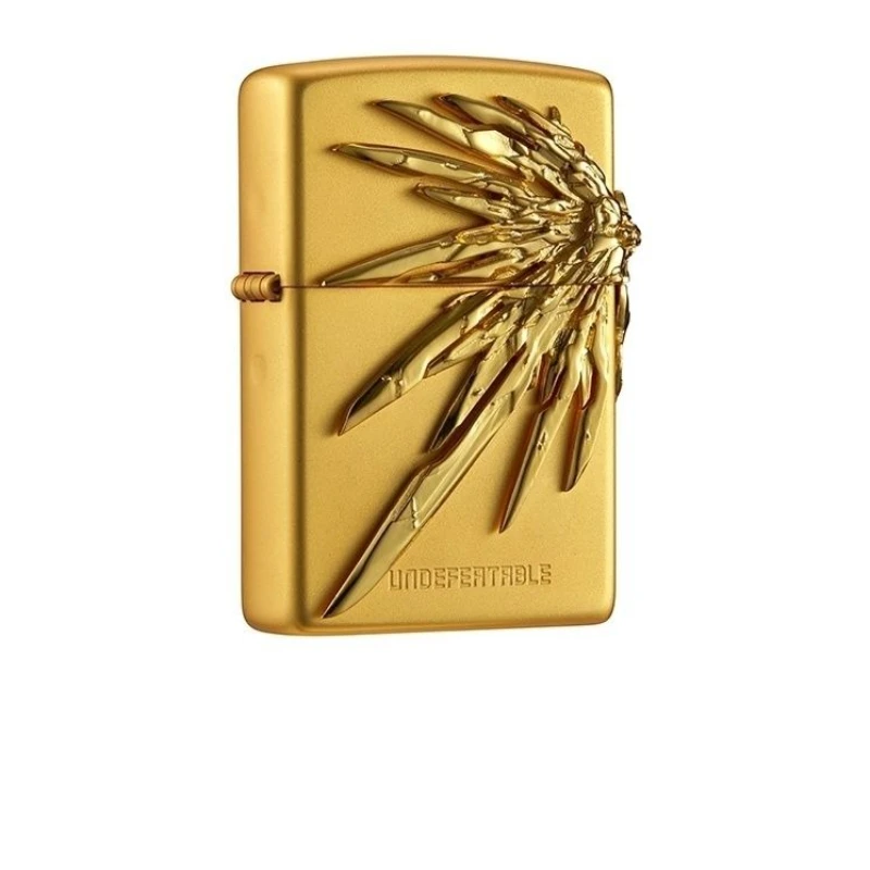 Легкая топливная зажигалка Zippo Wings of Light, классическая ветрозащитная зажигалка для шлифовального круга, аксессуары для сигарет, мужской подарок (art.: 3920d2152c6c4) - 3920d2152c6c4