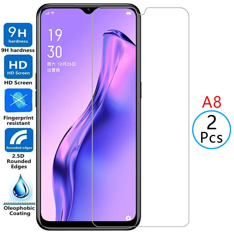 Закаленное стекло для oppo a8 Защитное стекло для экрана protector на oppo a8 a 8 8a Защитная пленка для телефона 6,5 opp opo