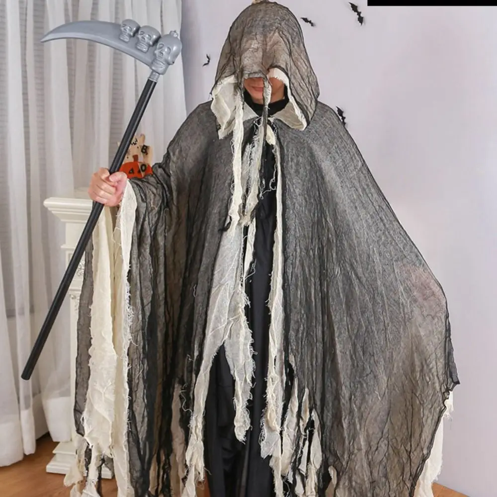Фото Полиэстер Хэллоуин Призрачные плащи Фотопрос Одежда Реквизит Dementors Косплей Костюмы Костюм Волшебник №4