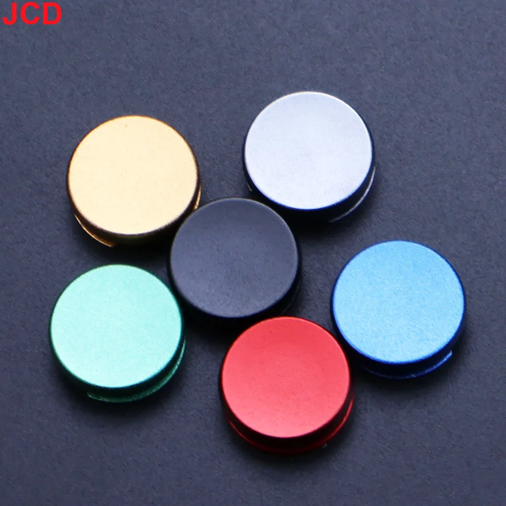 Фото JCD 1 шт. металлические кнопки для 3DS 3DSXL 3DSLL, крышка-джойстик 3D, крышка для нового 2DS 3DS LL XL, кнопка для джойстика №4