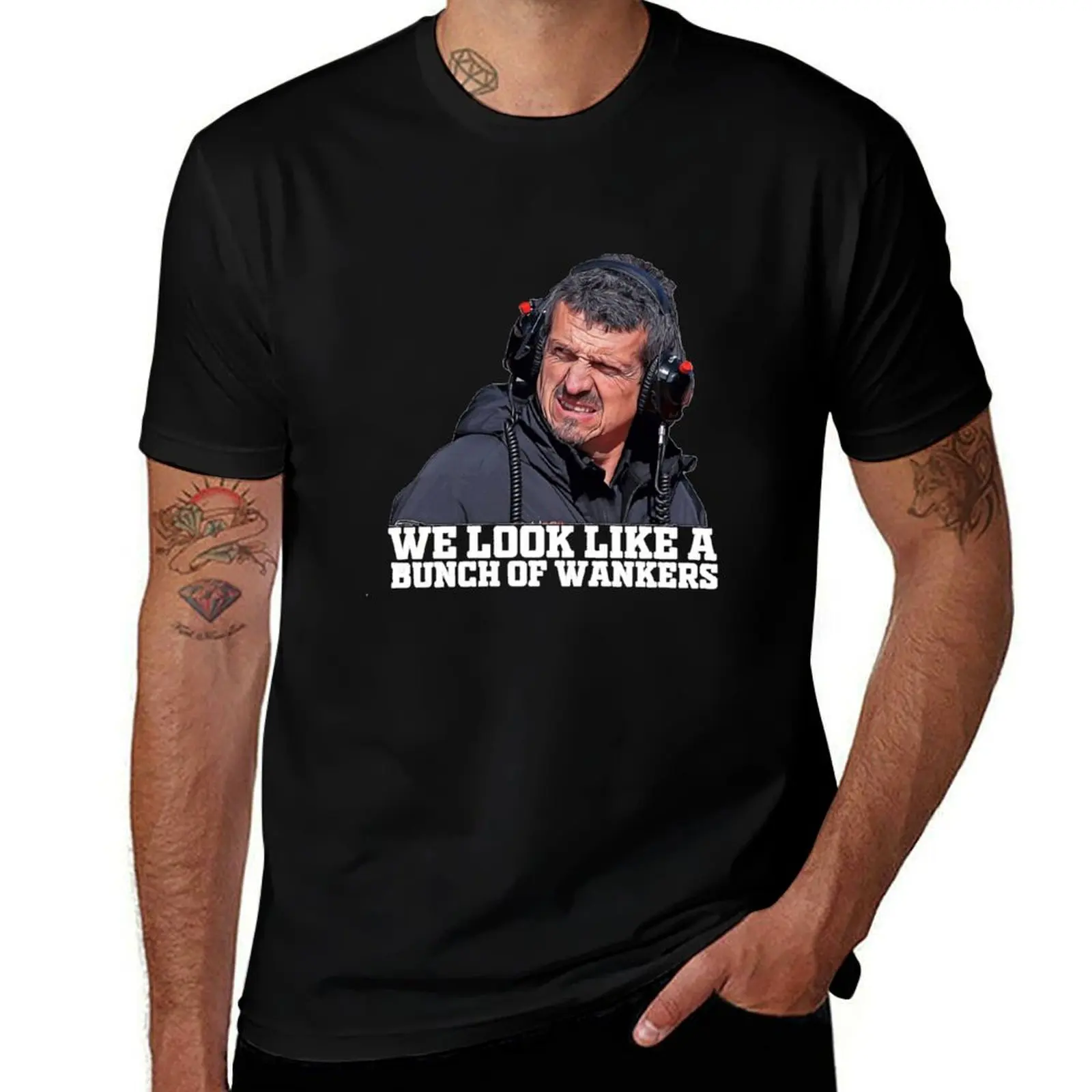 Забавная футболка с цитатами Guenther Steiner F1 Boss, летний топ, простые футболки, персонализированная мужская футболка