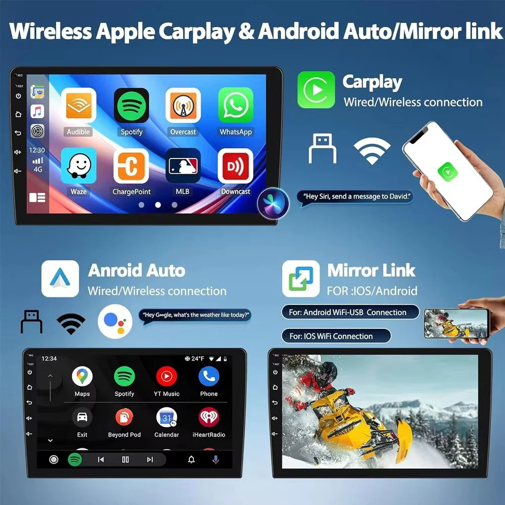 Фото Для Volkswagen VW Touran 1 2003 2004 2005-2010 Android 15 Автомобильный радиоприемник Myvi Навигация GPS Мультимедийный плеер Стерео №3