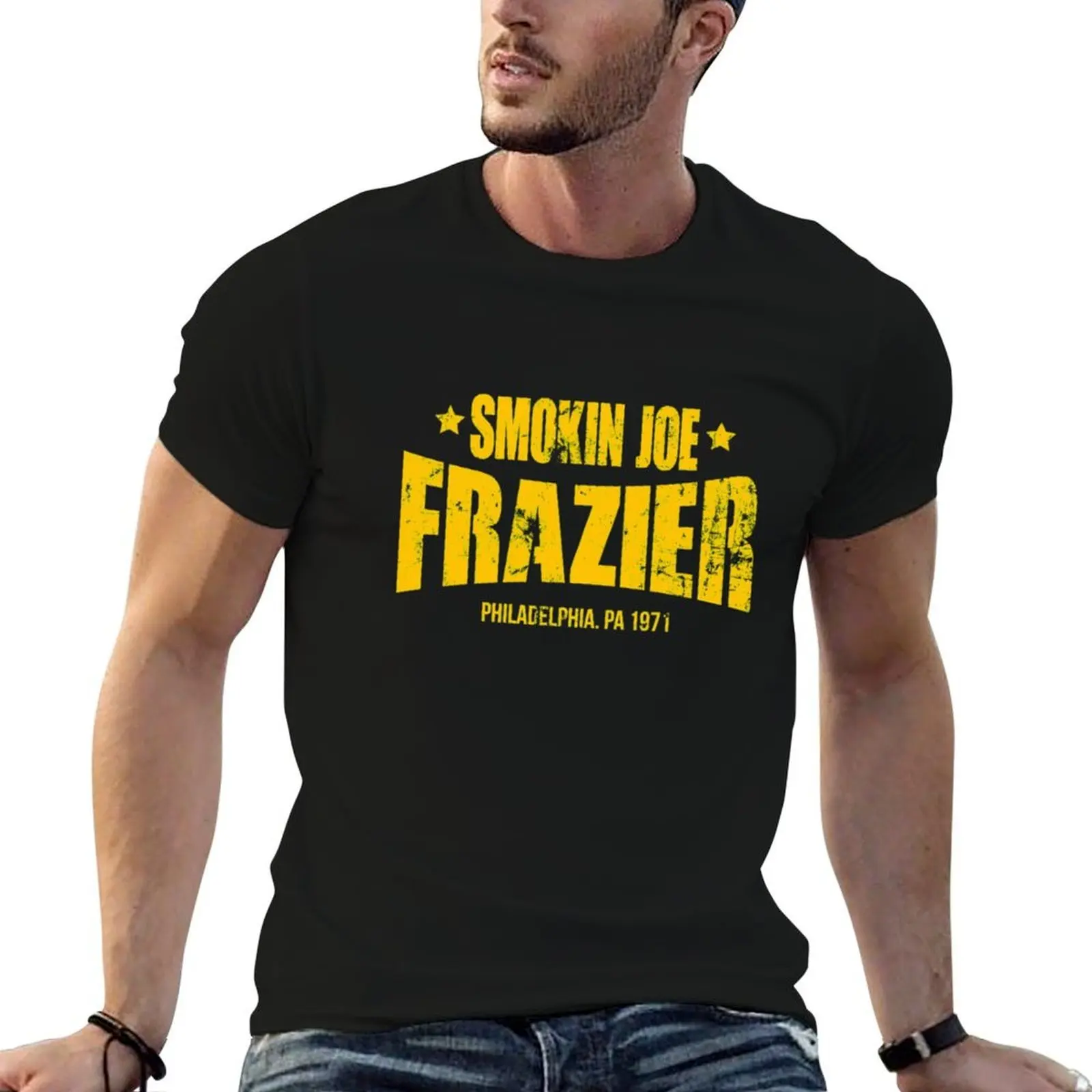 Джо Фасьер Легенда бокса Smokin футболка мужская футболка футболки для мужчин хлопковая мягкая футболка
