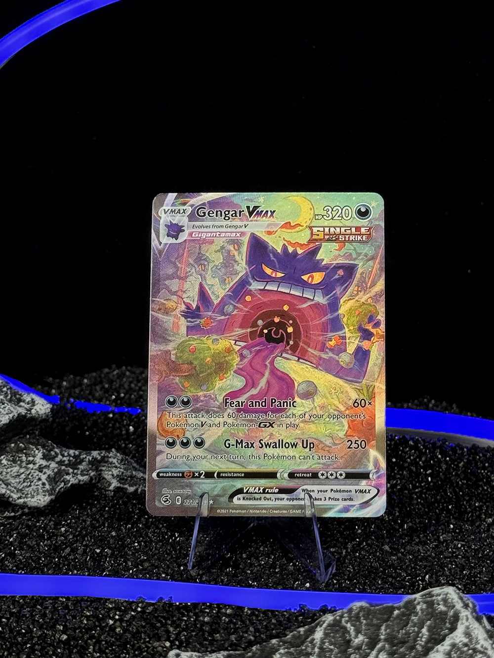 Фото DIY PTCG японские коллекционные карты из фольги Gengari Rayquaza Charizard Blastoise Venusaur Ex Giratina классическая игровая коллекционная карточная игрушка №5