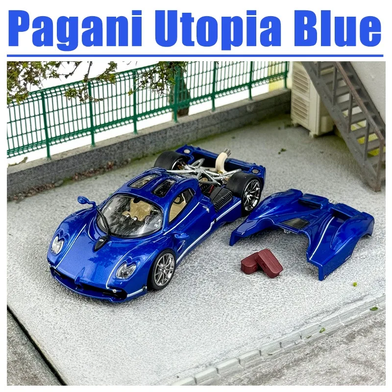 CM 1/64 Pagani Utopia Игрушка из синего сплава, литая под давлением металлическая модель, подарок