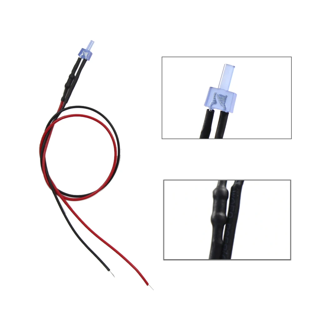 Предварительно проводной резистор 26awg 20 см 20 шт., провод диффузированный, зеленый, красный, желтый, синий, 2 мм, фотолампа стандарта 12 В (art.: 7a84ba6a6) - 7a84ba6a6