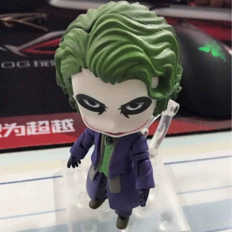 Фото Версия Бэтмена Dark Knight Q Nendoroid 566 #   Джокер ДЖОКЕР подвижная меняющая лицо 10 см фигурка модель орнамент Рождественский подарок №4