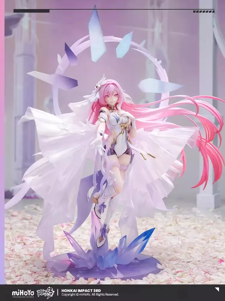 Фото Предварительная продажа miHoYo официальный Honkai Impact 3 Elysia 1/7 ручная работа ZhenWo The Law Of The Land Аниме Косплей Любимые Подарки на день рождения №1