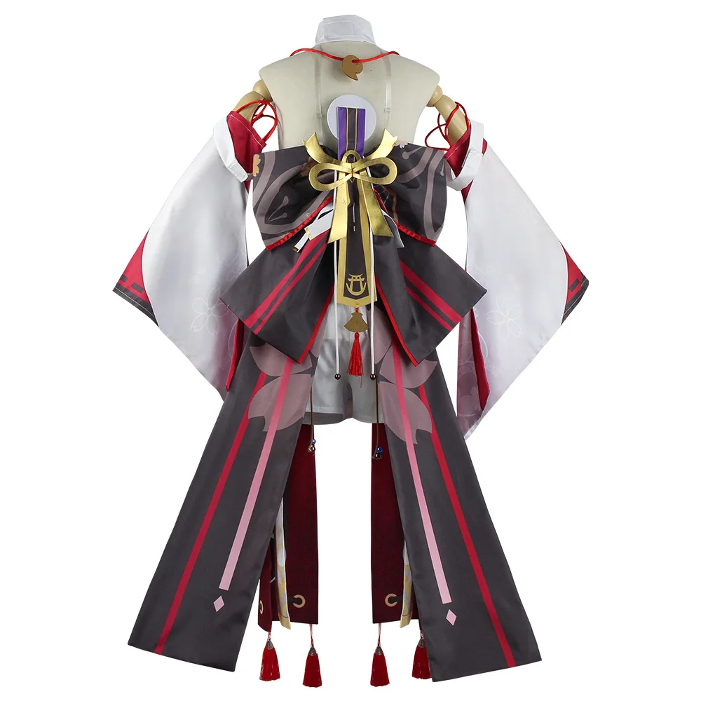 Фото Genshin Impact костюмы для косплея Yae Miko, костюмы для персонажей аниме, такие же полный комплект косплея Yae Miko №5