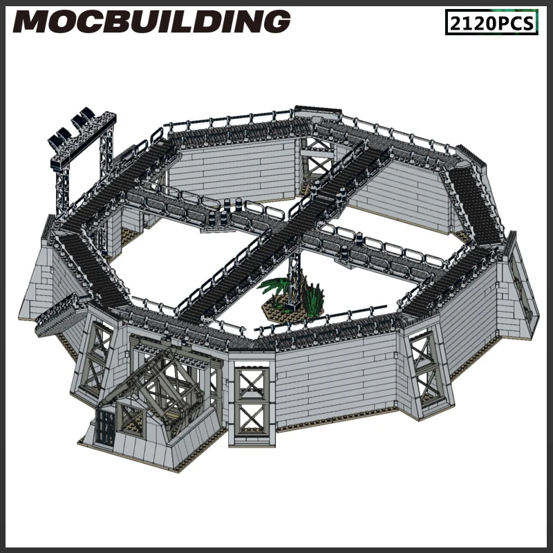 MOC строительный блок динозавр Юрского периода Велоцираптор клетка DIY кирпичная игрушка сцена фильма модель серии коллекция подарок на день рождения Рождество