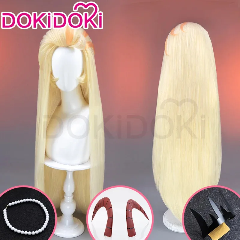 В НАЛИЧИИ Vaggie Cherry Boom Lillth Morningstar парик аниме DokiDoki 100 см длинные волосы Lillth косплей предварительно гофрированный парик бесплатная кепка