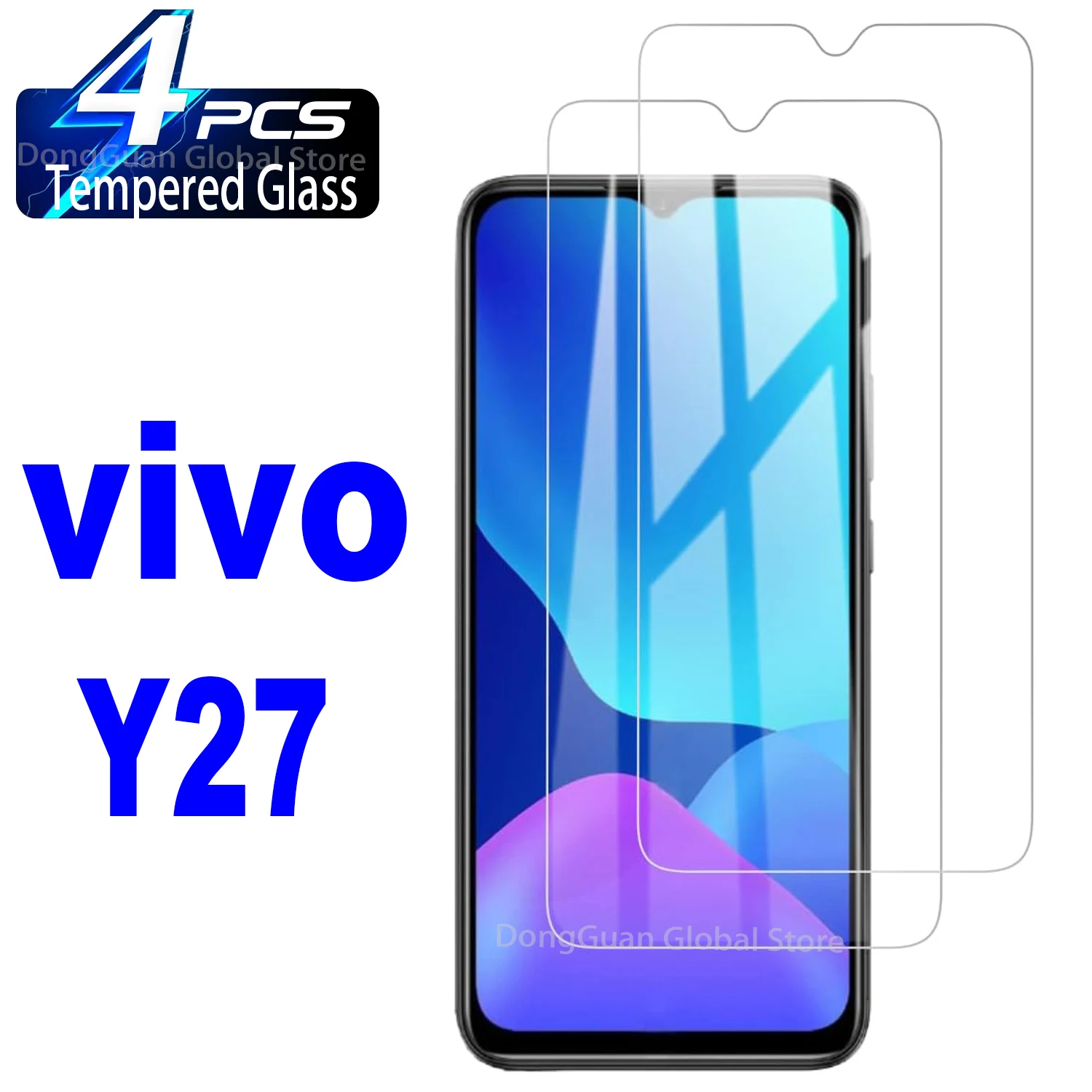Защитная пленка для экрана Vivo Y27, закаленное стекло - защитная пленка для мобильного телефона