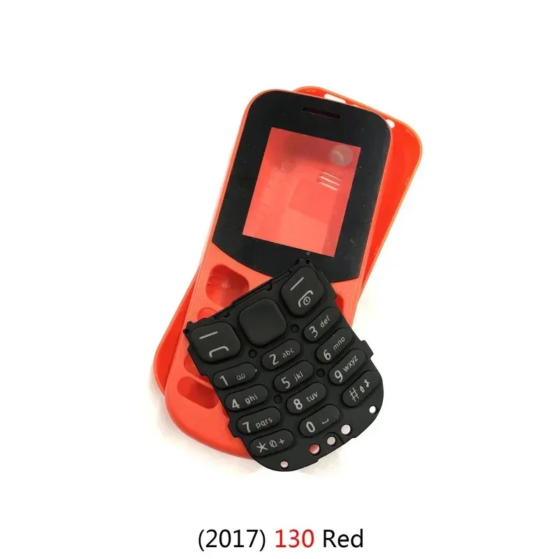 Для Nokia 2017 130 Ta-1017 130 DS RM-1035 rm1122 корпус мобильного телефона чехол аккумуляторная задняя клавиатура полная завершена