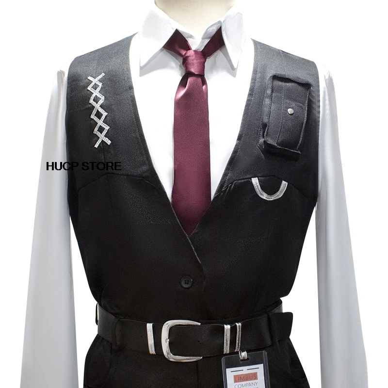 Game Limbus Company Yi Sang Hong Lu Faust Cosplay Costume Black Uniform Cloak Anime Role Play Halloween Carnival Christmas Prop (art.: 3920cbb576eb7) - 3920cbb576eb7