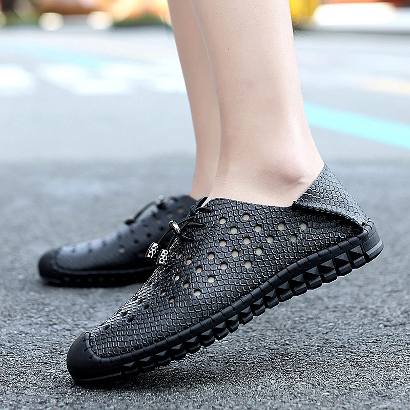 Фото Туфли sandles мужские кожаные, Классические римские, для улицы, шитье, для пеших прогулок, платформа, ручная работа №5