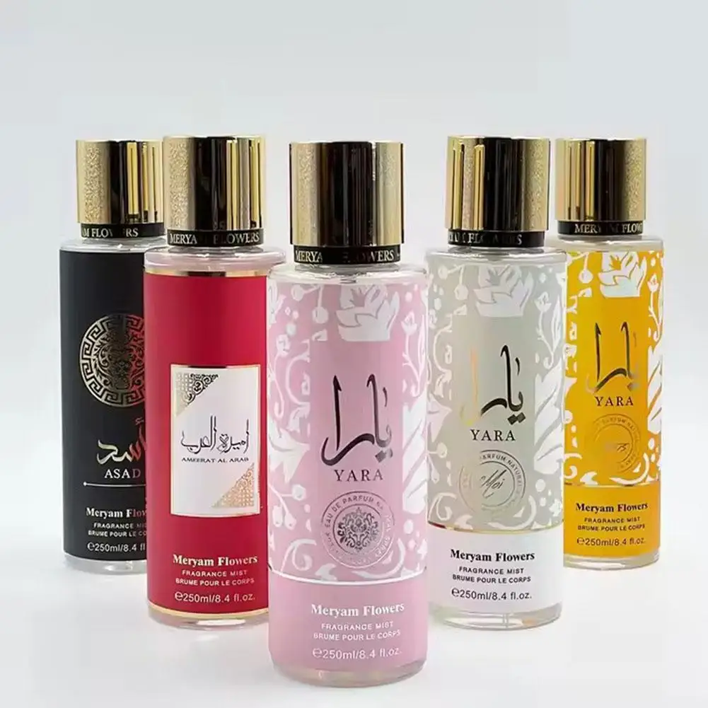 250MLOriginal Yara Moi Tous Asad Perfume Arabes Originales Pheromones Стойкий Feromonas Высококачественный туман для тела