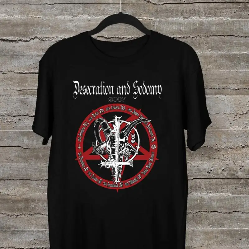 Archgoat Desecration Sodomy 2007, черная футболка всех размеров AR270