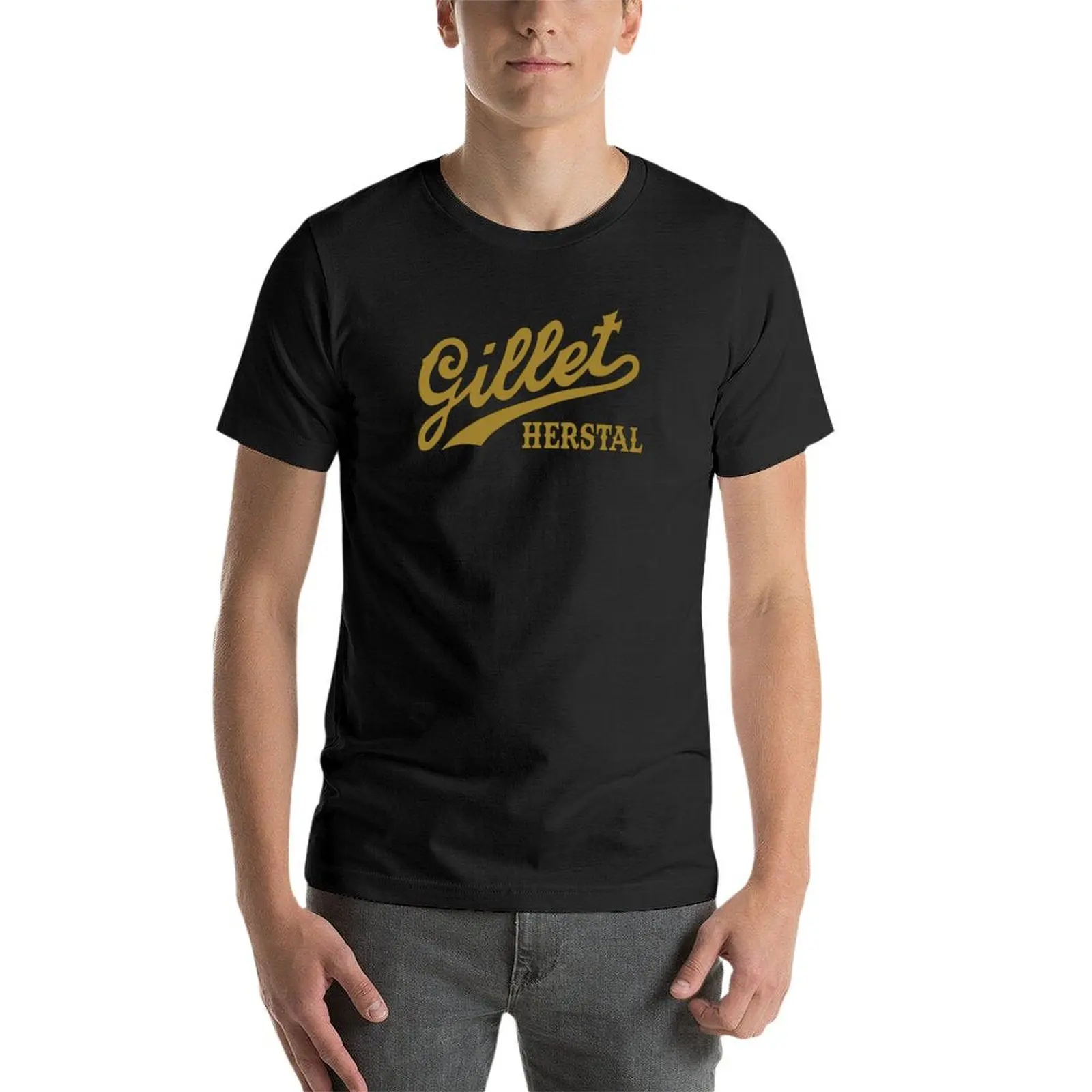 Фото Футболка Gillet Herstal Motorcycles, корейские модные однотонные футболки для мужчин, упаковка №4