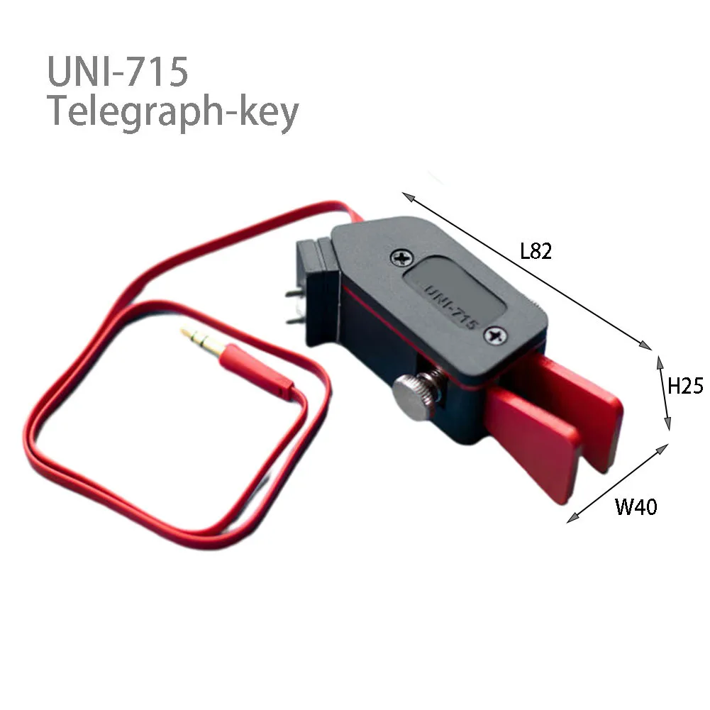 Фото Ключ Автоматический лопастной ключ UNI -715 Keyer CW Morse C Ode для любительского радио FT817 818, тюнеры, запчасти для инструментов, аксессуары №4