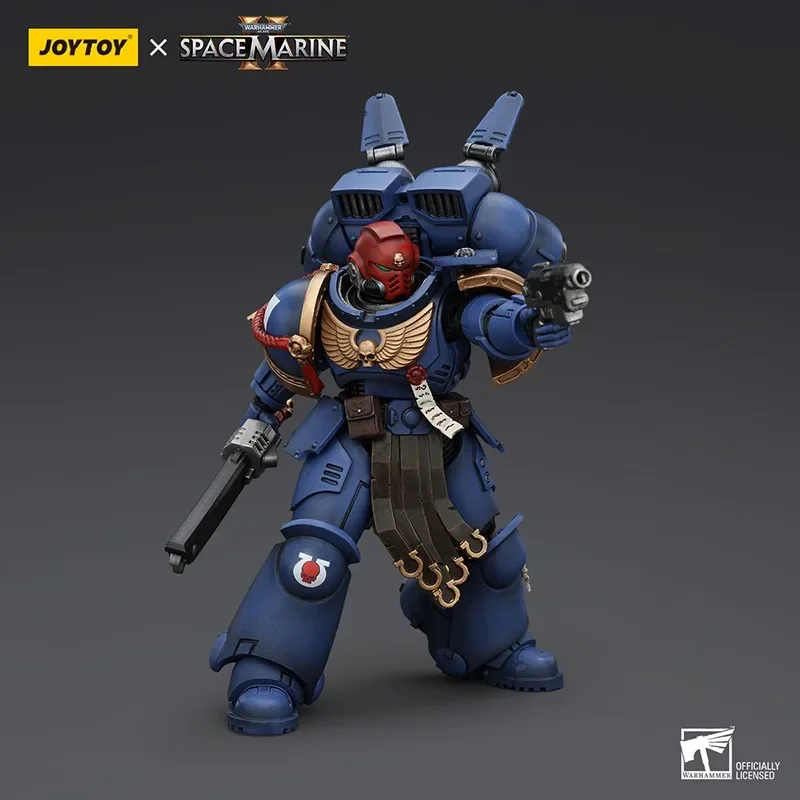 Фото [В наличии] JOYTOY Warhammer 40K Фигурка Uitramarines Lieutenant Titus Фигурка Gadriel Brother Chairon Joint Подвижная модель №5