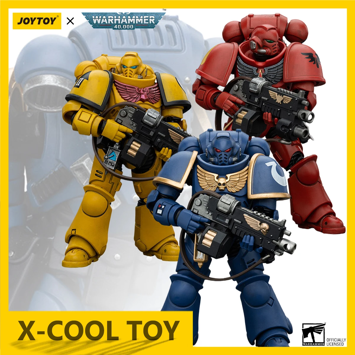 JOYTOY Warhammer 40k Фигурка Ультрамарины Кровь Ангелы Императорские кулаки Интерксессуары Аниме Фигурка Шарнирная подвижная модель игрушки