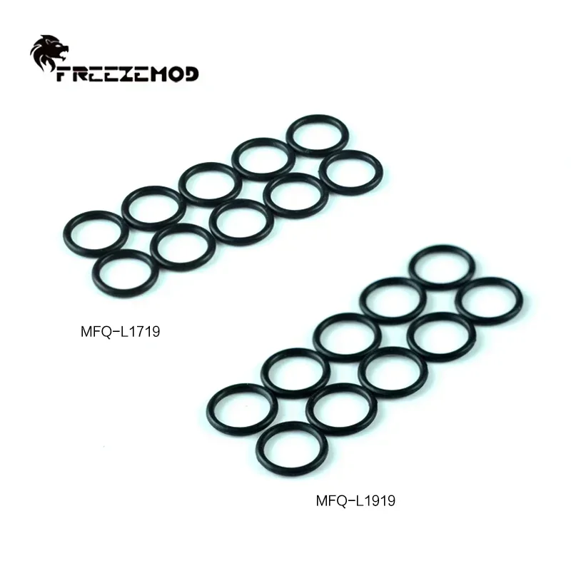 FREEZEMOD Уплотнительное кольцо с водяным охлаждением для жесткого фитинга диаметром 14 мм  диаметром 16 мм Встроенное уплотнительное кольцо, резиновый материал, 10 шт.компл. (art.: 3920ce8d9368c) - 3920ce8d9368c