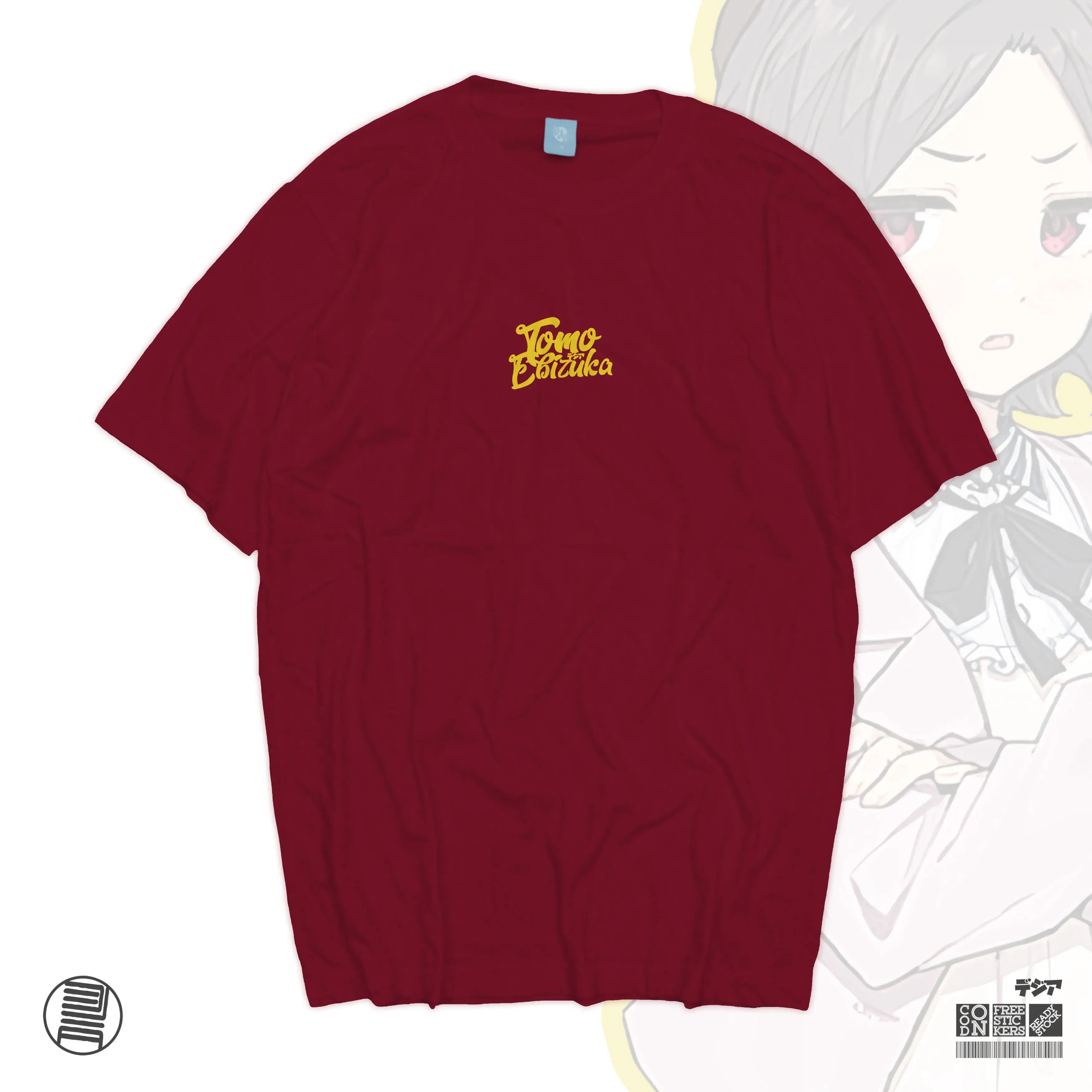 Фото Kaos Tomo Ebizuka Girls Band Cry Togenashi Togeari Band Music Футболка в стиле аниме Manga Baju Wibu Bravo), ткань №4