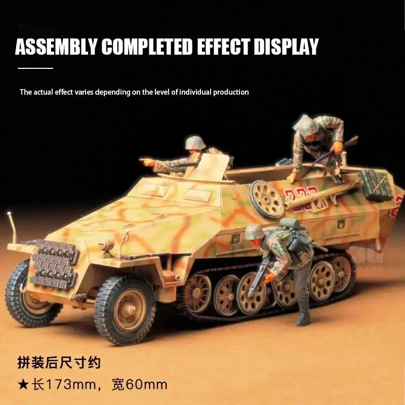 Фото Сборочная модель TAMIYA 1/35, 35195 SD. Кфц.251/1 Ауф. Комплект масштабной модели бронеавтомобиля D с половиной гусеницы №4