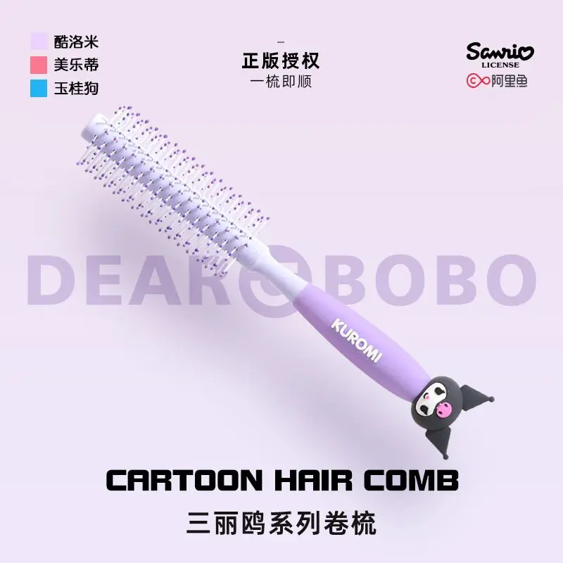Новая мультяшная расческа для завивки Sanrio Kawaii My Melody Kuromi Cinnamoroll, милая студентка, портативная массажная расческа для головы, подарок для девочки