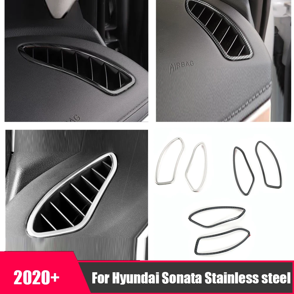 Фото Для Hyundai Sonata DN8 2020 2021 нержавеющая Автомобильная стеклянная подъемная чашка для воды Передняя средняя воздуховыпускная чаша для коптера перч... №3