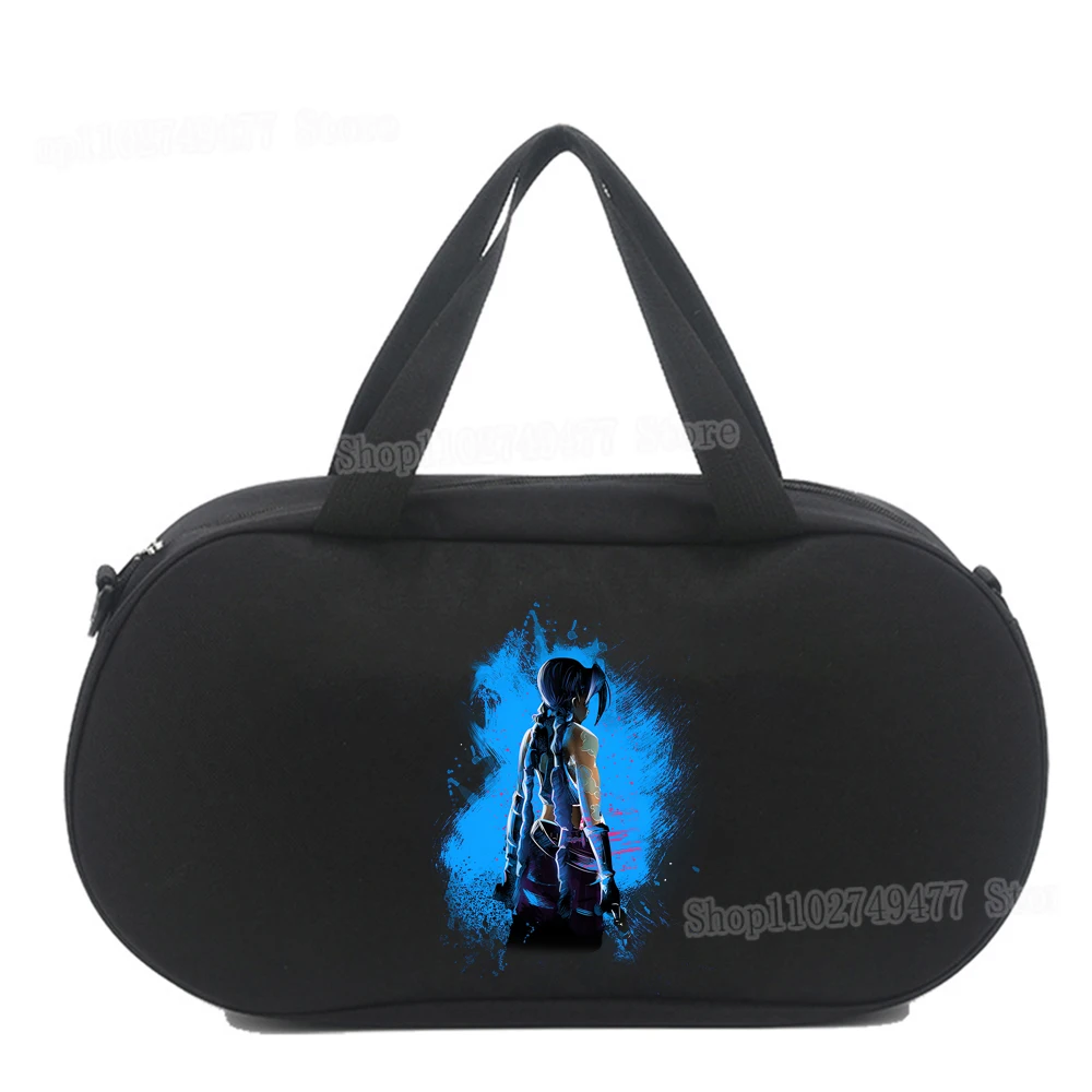 Фото Movie Arcane Jinx League of Legends LOL Sports Shoulder bag Small Travel Bag Large Capacity Storage Crossbody Bag Handheld №3