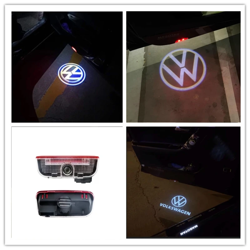 HD 2 шт., проекционный свет двери с логотипом автомобиля для VW Mk5 MK6 MK7 Passat B6 B7 B8 B9 C6 C7 C8 Tiguan Touareg CC Golf Polo LED (art.: 3920d14f5b0c1) - 3920d14f5b0c1