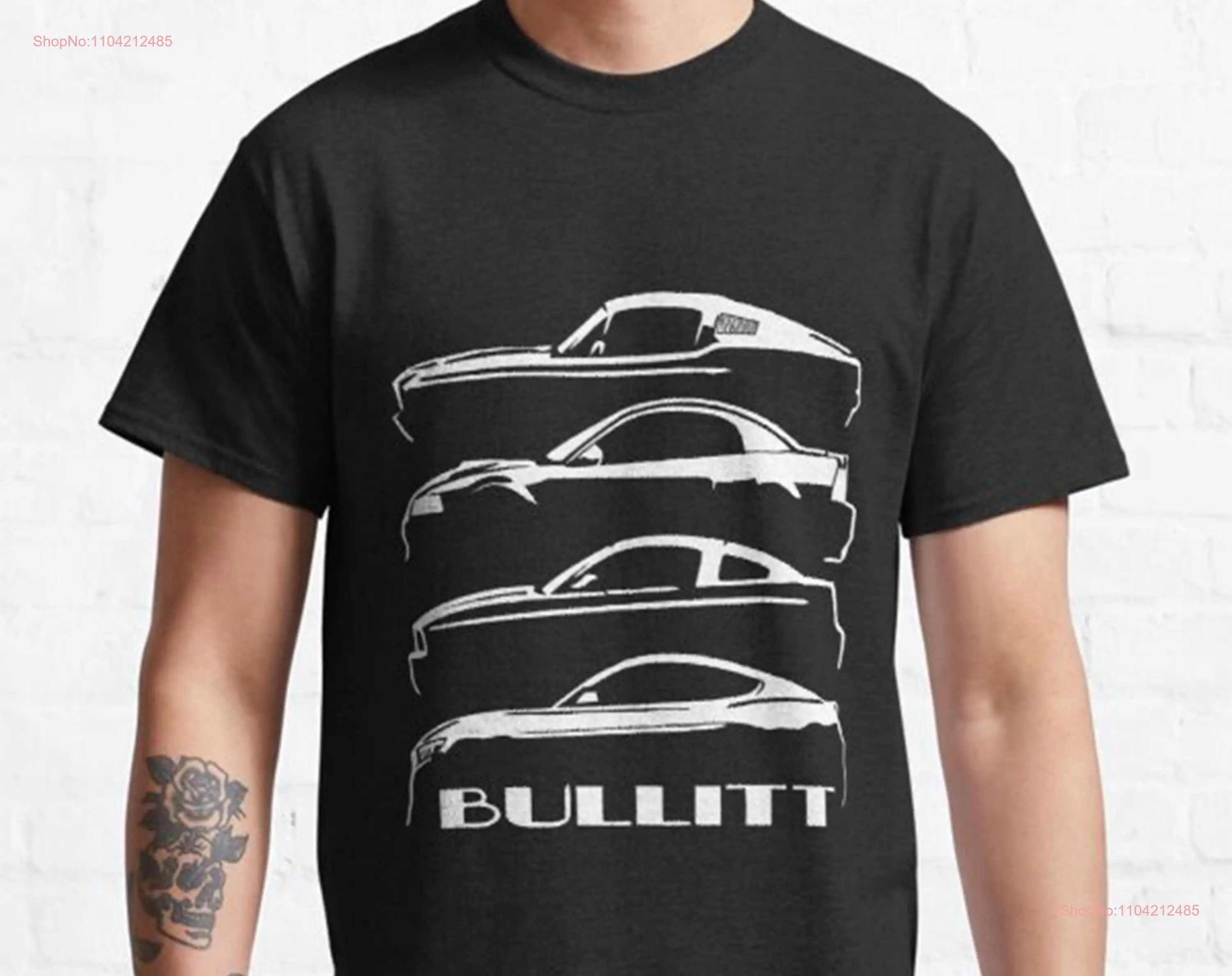 Футболка Mustang Bullitt 2019, EricaCarpenters с длинными или короткими рукавами