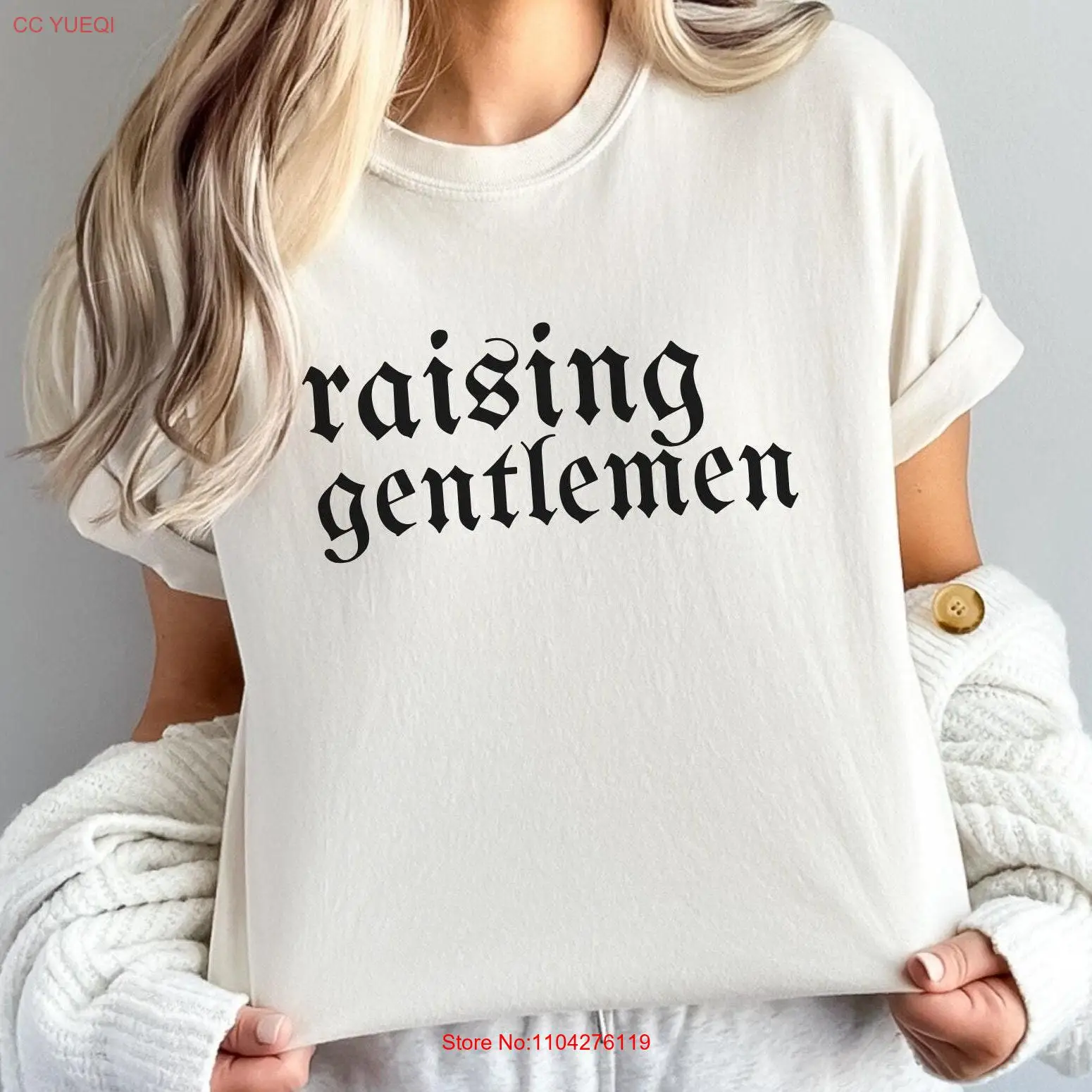 Футболка Comfort Colors Raising Gentlemen's Day s Protector Mom Funny Life Cool с длинными или короткими рукавами