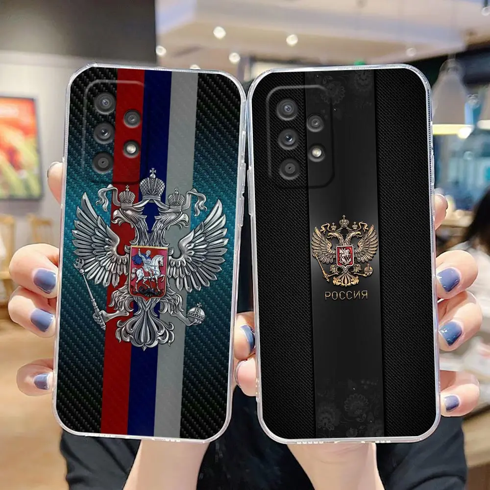 Флагами России, винтажный прозрачный чехол с флагом СССР для телефона Samsung A20, A20S, A21S, A22, A23, A31, A32, A42, A51, A52, A53, A71, A72, A73, 4G, зеркальный чехол