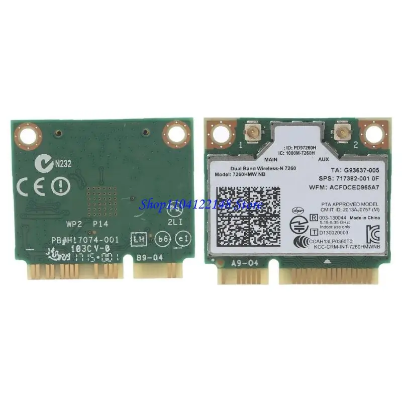 P9FA 7260NB для 7260HMW для Mini PCI-E WIFI CARD FORHP LAP 300M DUAN BAND WI