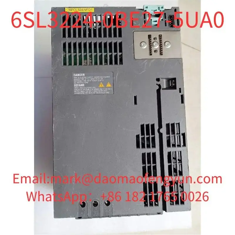 6SL3224-0BE27-5UA0 Используется протестирован, ОК, в хорошем состоянии Силовой модуль SINAMICS G120 PM240 нефильтрованный со встроенным тормозным измерителем