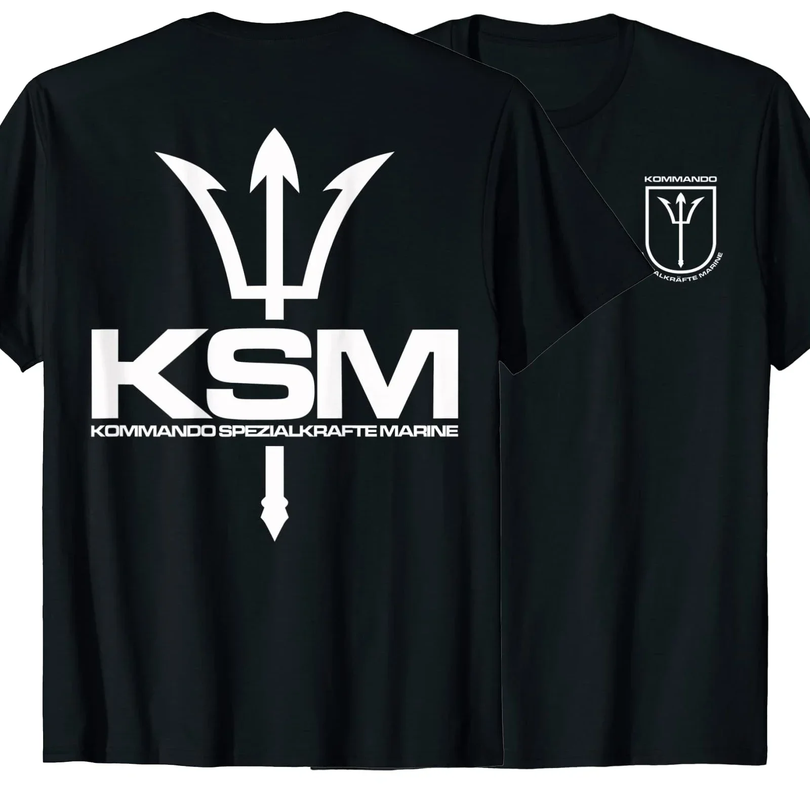 Германия Спецназ Frogmen Diver KSM футболка 100% хлопок с круглым вырезом и коротким рукавом летняя повседневная мужская футболка уличная одежда